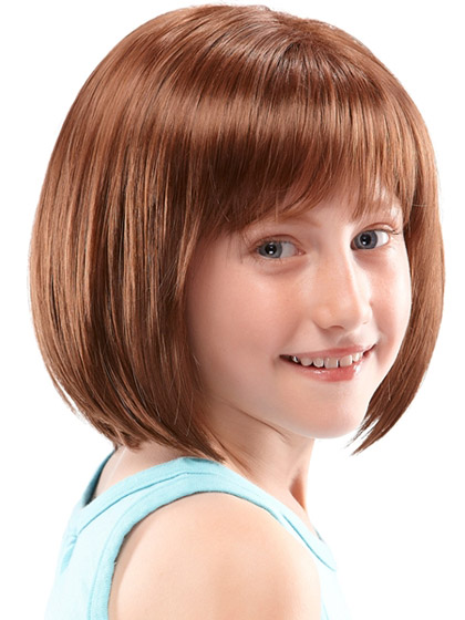 Shoulder Length Lace Front Girl's Wig