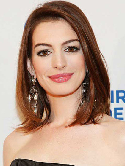 Anne Hathaway Bob Hairstyles Wig