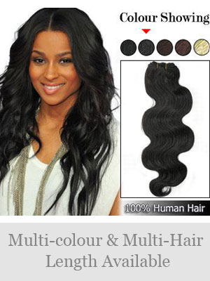 50" Wide Wavy Full Head Extensions