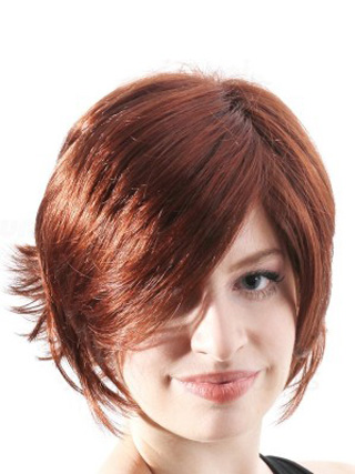 Short Straight Synthetic Bobo Wig