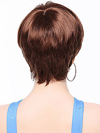 Short Straight Auburn Synthetic Wig