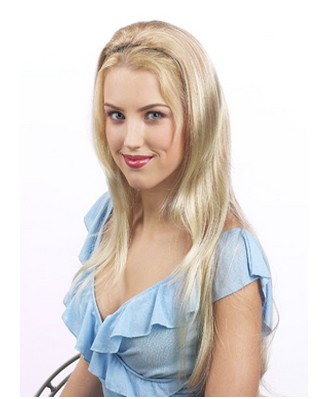Long Layered 3/4 Capless Wig