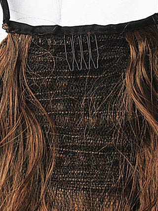 Beautiful Synthetic Curly Dark Brown Ponytail